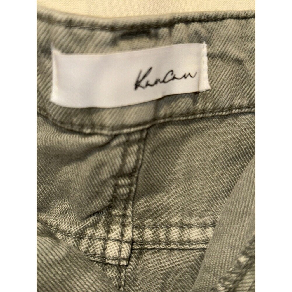 NWT KanCan Olive Green Mini High Rise Cutoff Shorts Size-11/29 - Picture 7 of 13